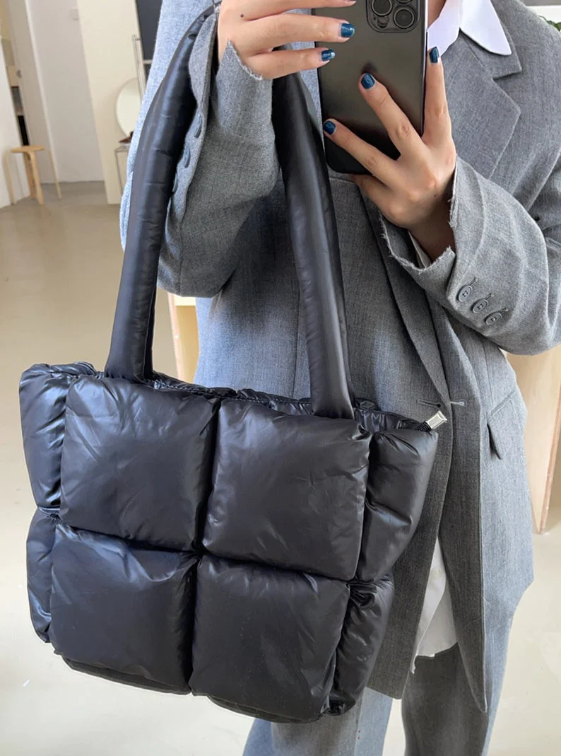 2way quilted tote bag 0616