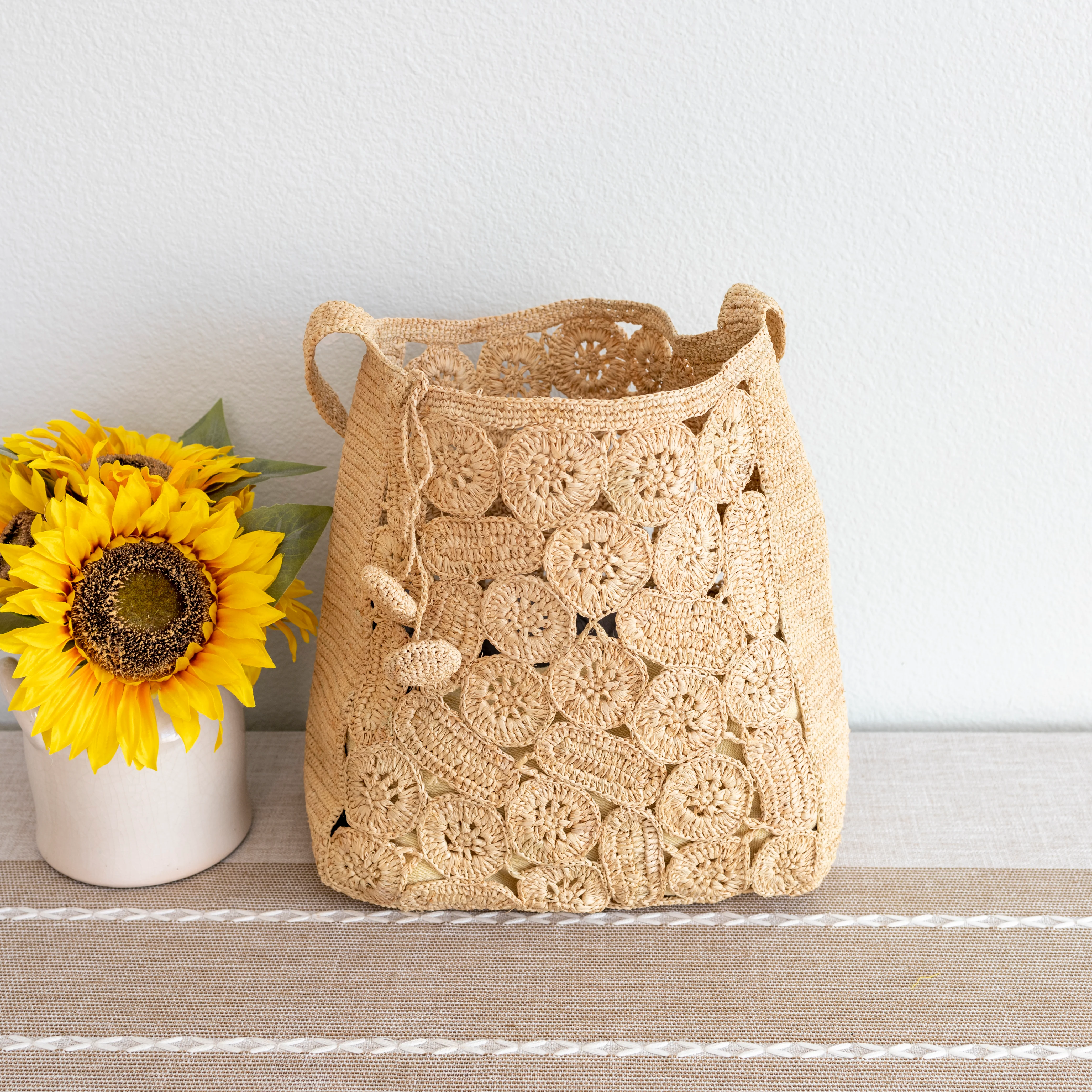 Soft Raffia Woven Summer Straw Shoulder Bag