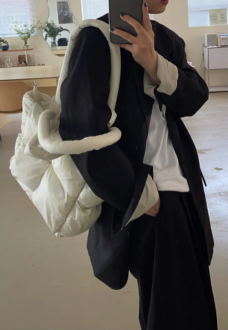 2way quilted tote bag 0616