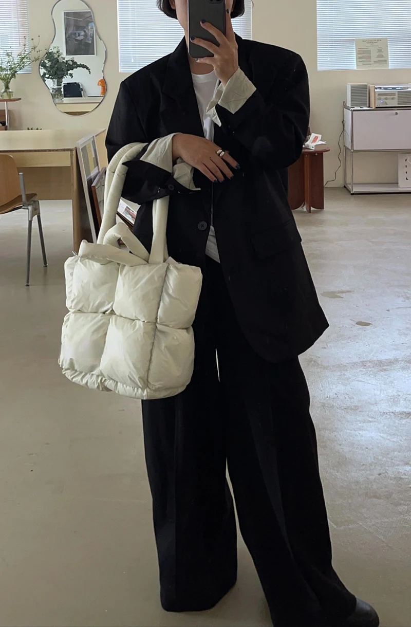 2way quilted tote bag 0616