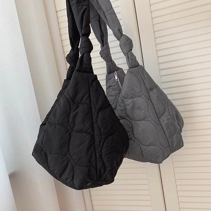 Quilted casual tote bag 0189