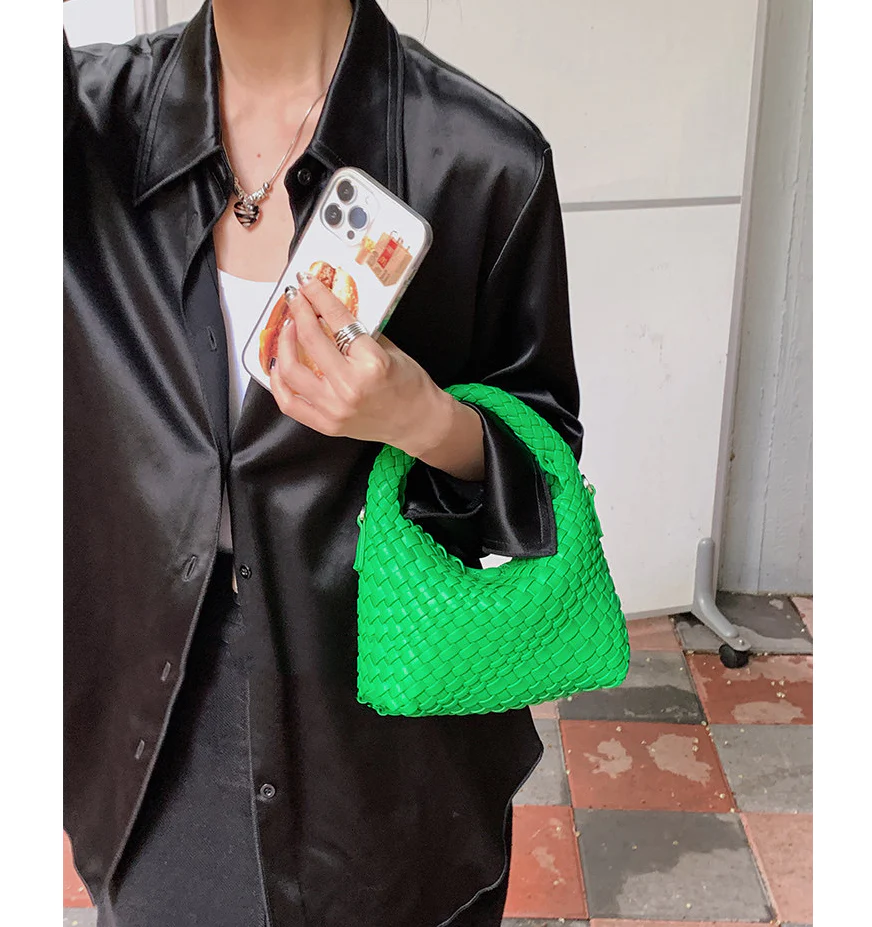 Braided mini shoulder bag 0885