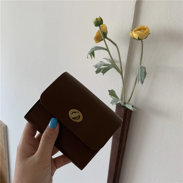 Leather-like coin case 0353