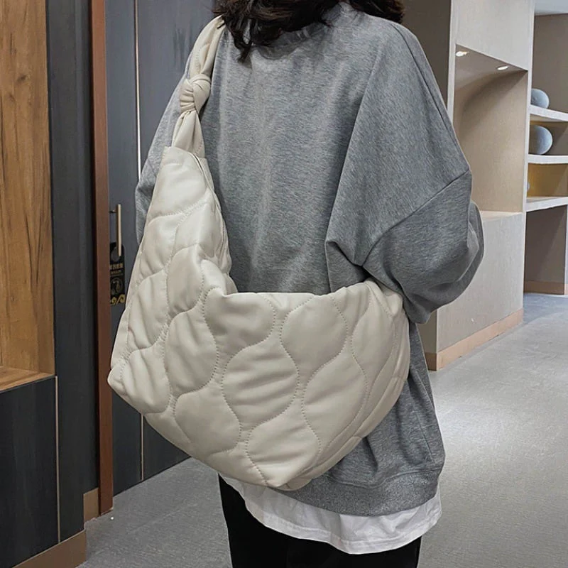 Quilted casual tote bag 0189