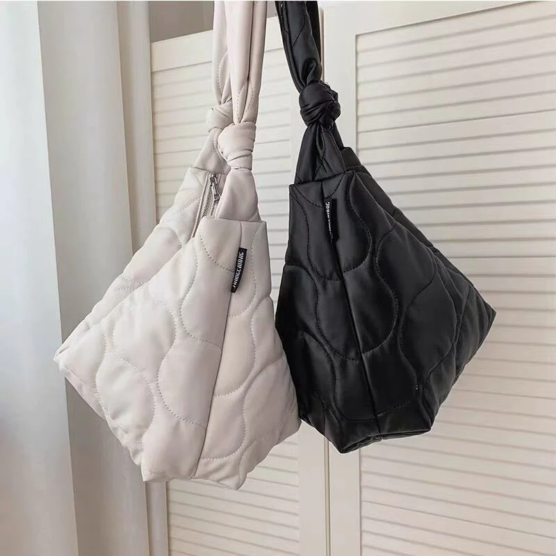 Quilted casual tote bag 0189