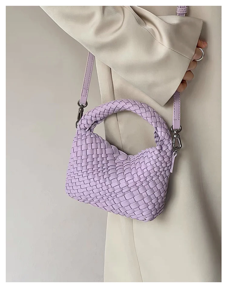 Braided mini shoulder bag 0885