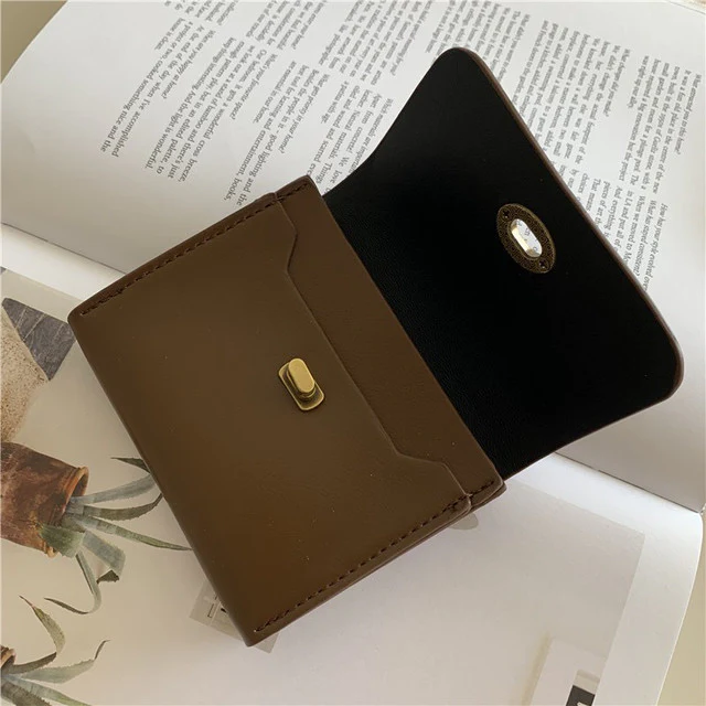 Leather-like coin case 0353