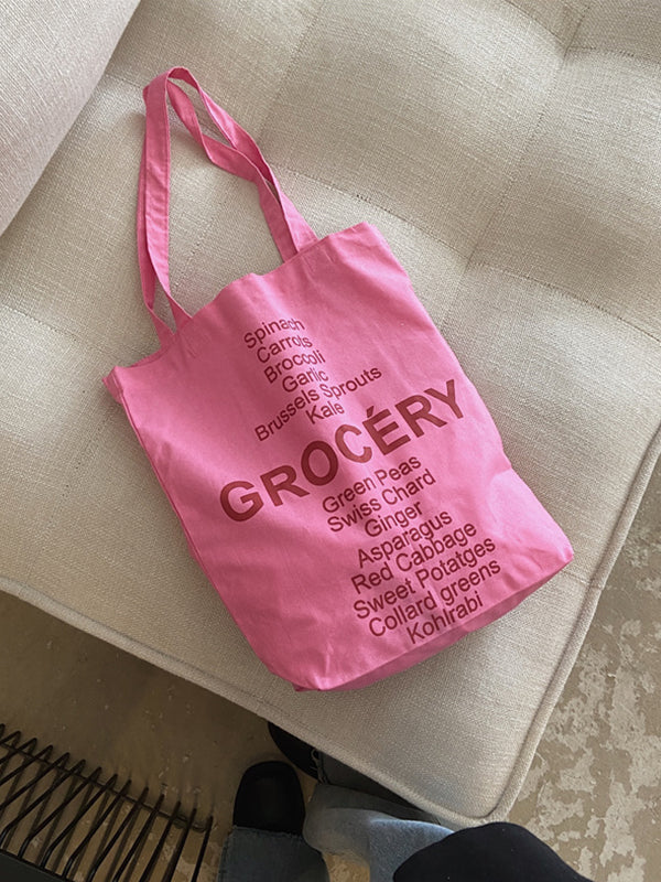 [Domestic immediate delivery] Grocery tote bag 0442
