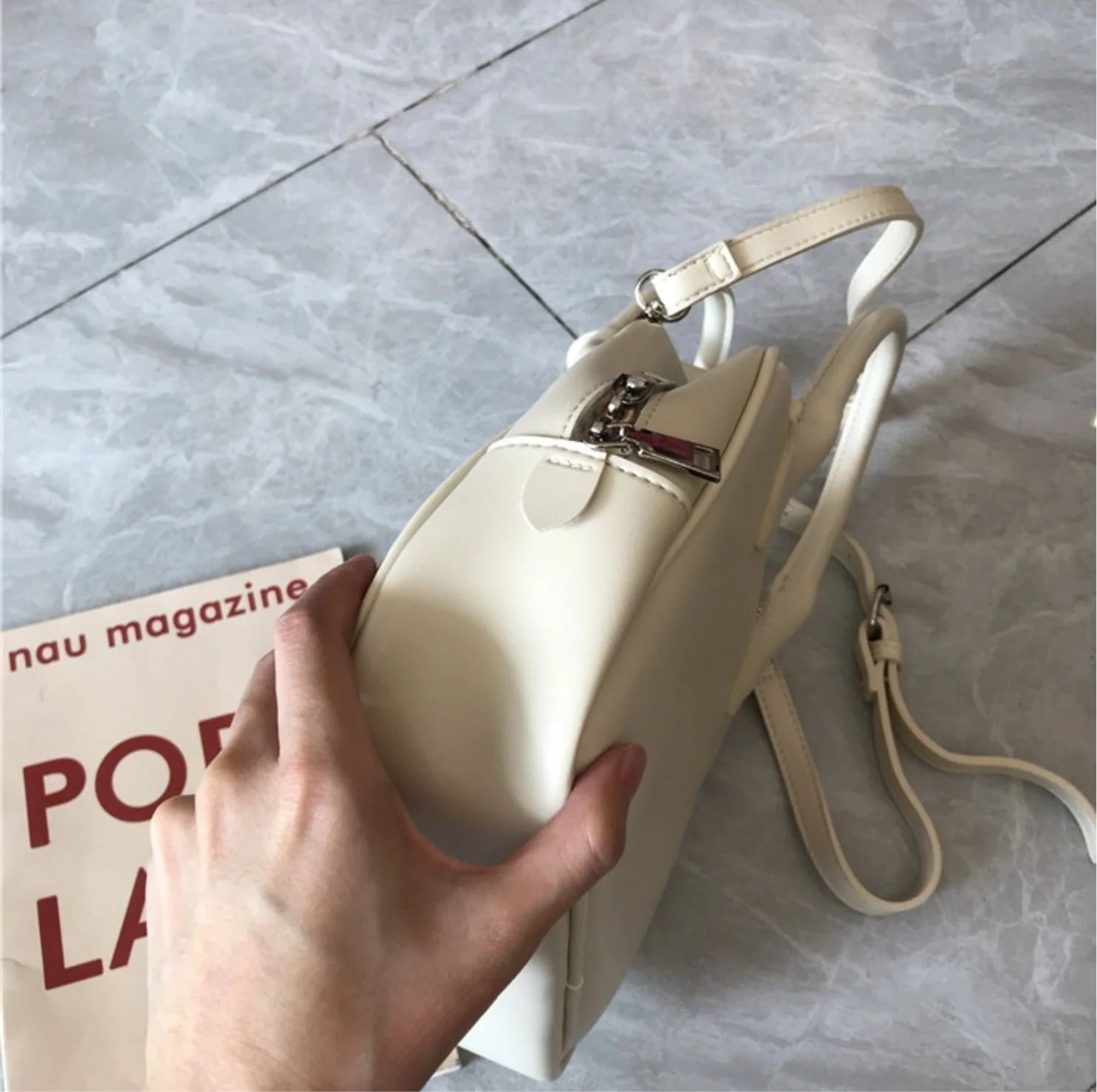 2way square PU bag 0216