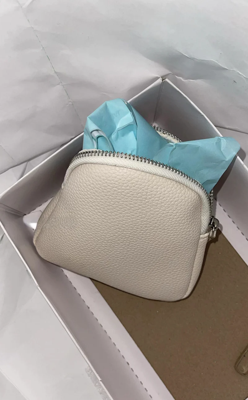 Real leather style small pouch 0615