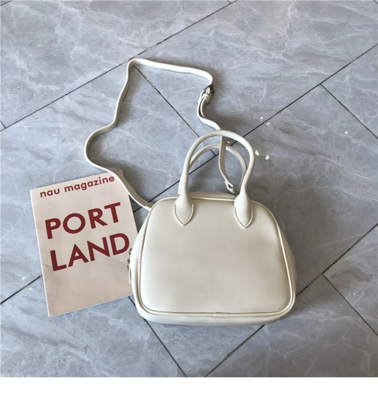 2way square PU bag 0216