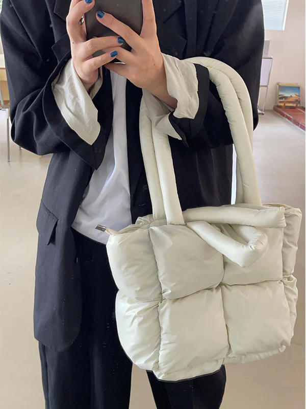 2way quilted tote bag 0616