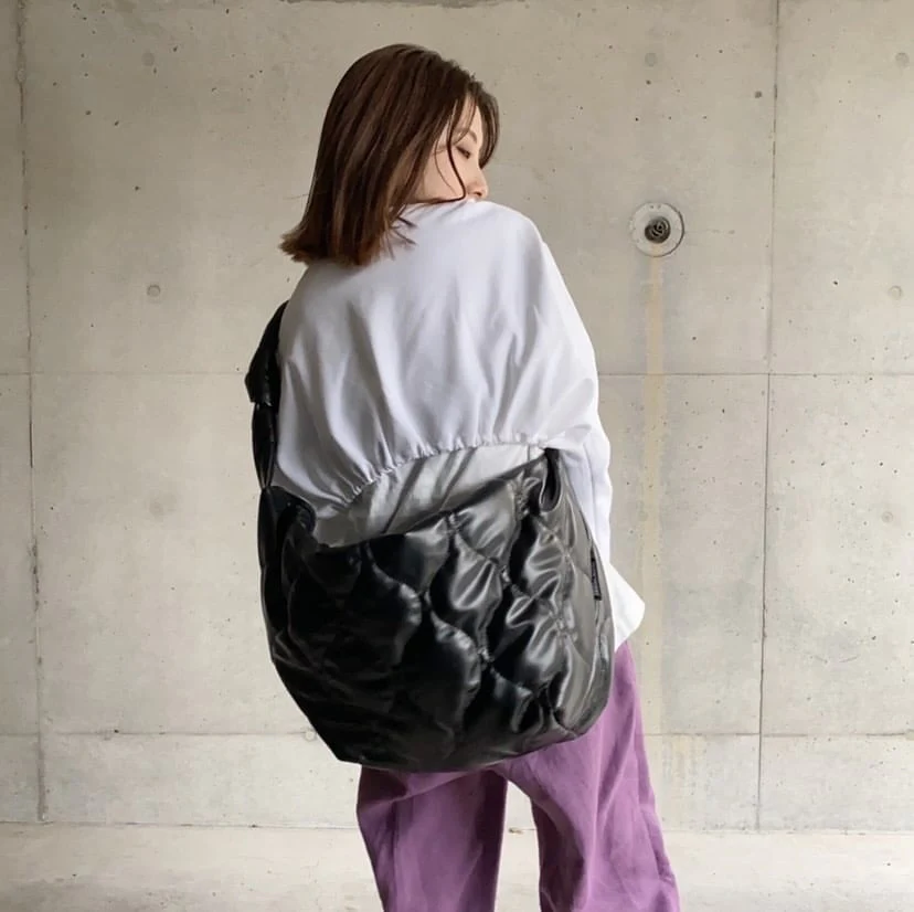 Quilted casual tote bag 0189