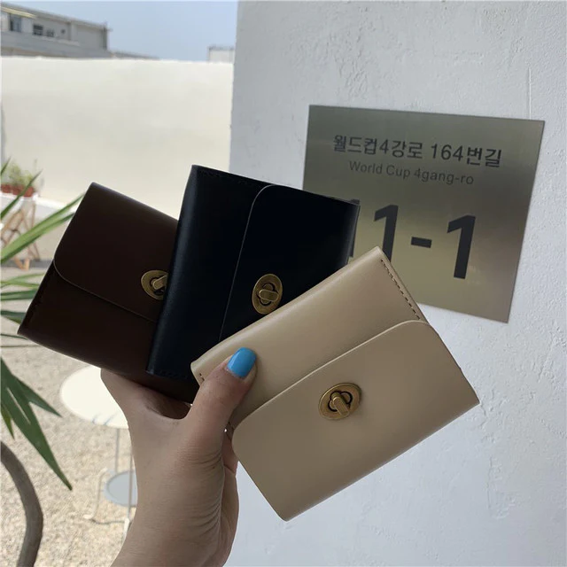 Leather-like coin case 0353