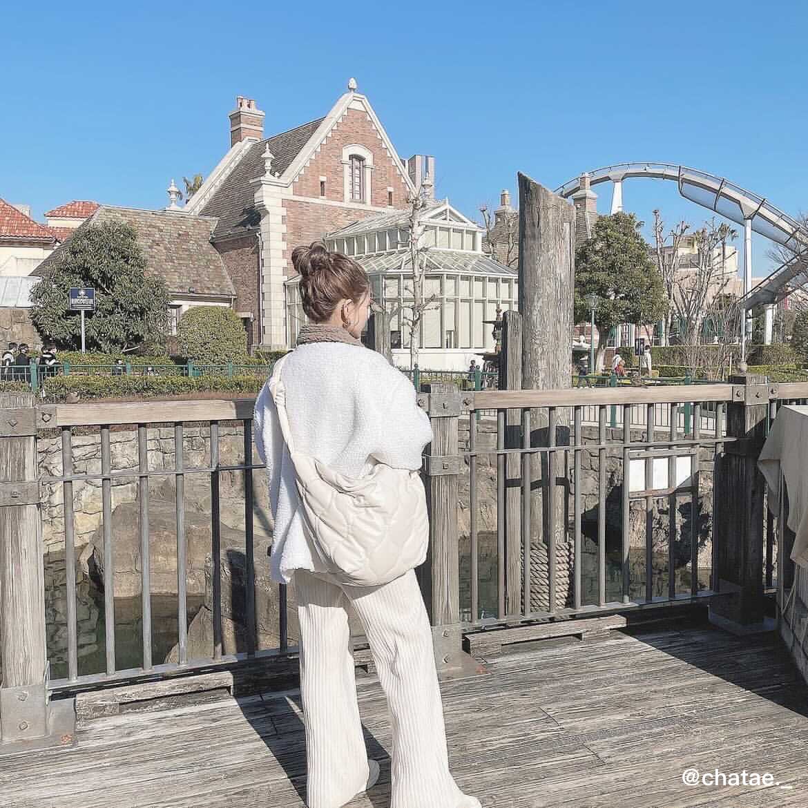 Quilted casual tote bag 0189