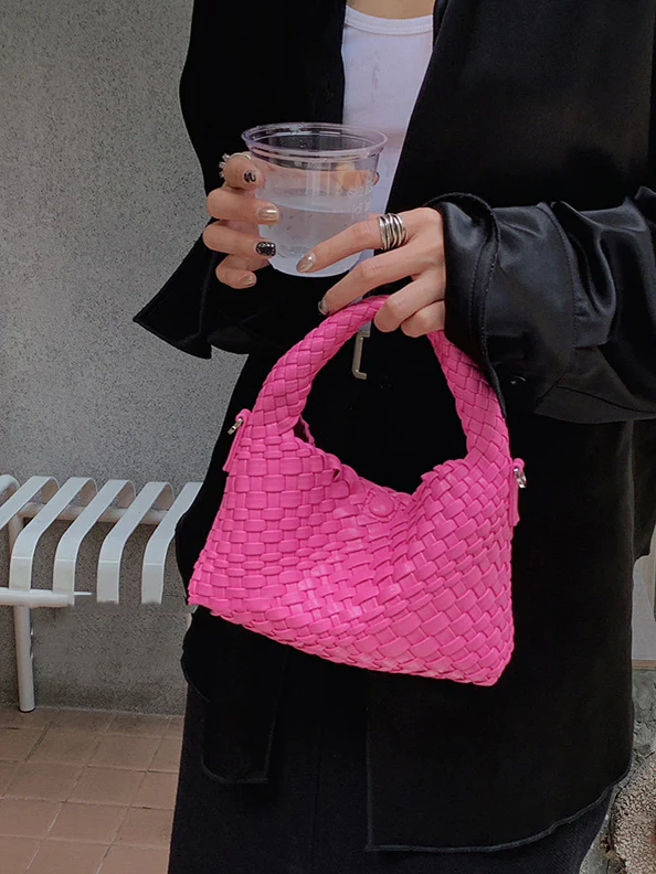 Braided mini shoulder bag 0885