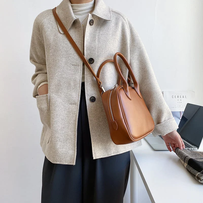 2way square PU bag 0216