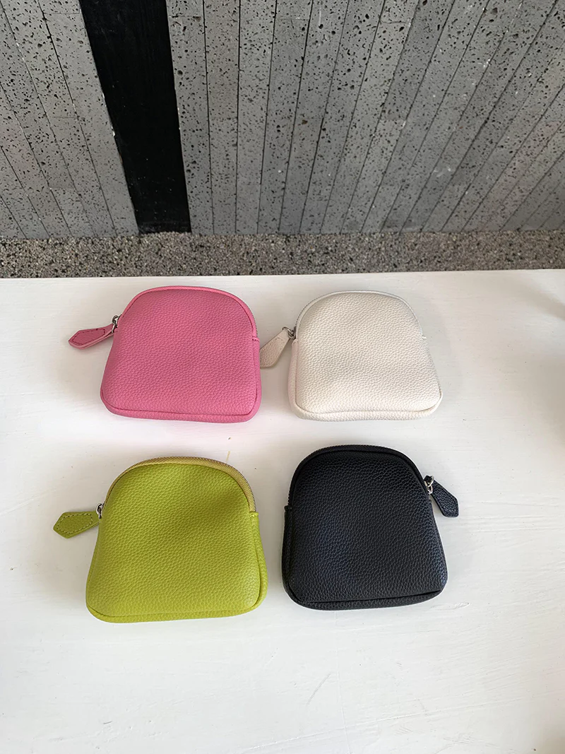 Real leather style small pouch 0615