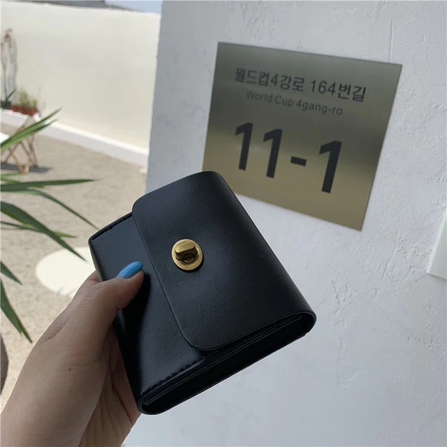 Leather-like coin case 0353